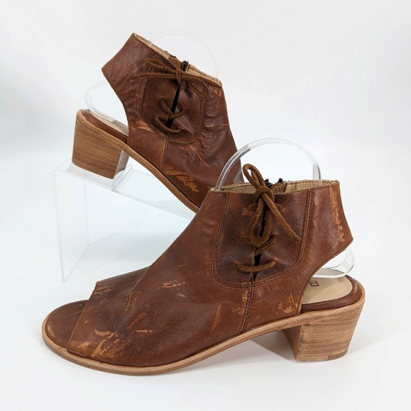 Free People Shoes - Free People | Baske Leather Lace Up Side Heeled Sandals